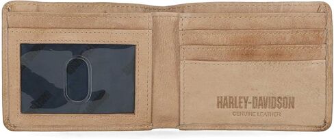 Harley -Davidson Men's Bar & Shield Billfold Billfold Walled - Brush in Saudi Arabia