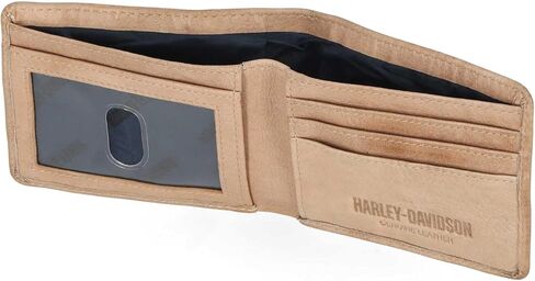 Harley -Davidson Men's Bar & Shield Billfold Billfold Walled - Brush in Saudi Arabia