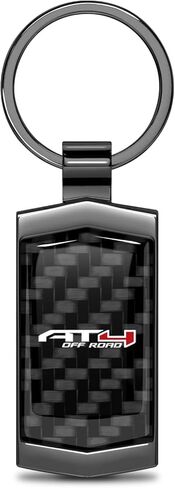 for GMC AT4 Real 3K Carbon Fiber Metal Case Key Chain in Kuwait