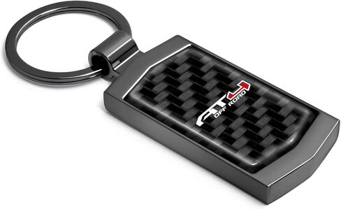 for GMC AT4 Real 3K Carbon Fiber Metal Case Key Chain in Kuwait