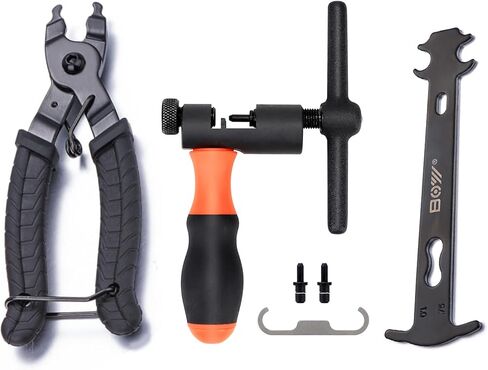 Universal Bike Chain Tool with Chain Hook, Bicycle Chain Repair Tool-Chain Splitter Cutter Breaker, 1-12 Speed Chain Remove and Install in Kuwait