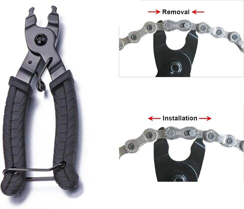 Universal Bike Chain Tool with Chain Hook, Bicycle Chain Repair Tool-Chain Splitter Cutter Breaker, 1-12 Speed Chain Remove and Install in Kuwait