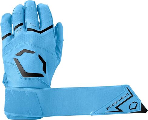 قفازات EvoShield Carbyne للشباب مع حزام - أسود، مقاس شبابي كبير in Kuwait