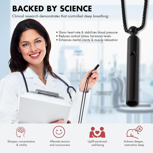 2 أجهزة كمبيوتر تنفس قلادة للتخفيف من القلق تنفس القلادة المضادة للتدخين توقف عن التدخين أجهزة التدخين أدوات التخفيف للتدخين الإقلاع عن استنشاق البخار للتخفيف in Kuwait