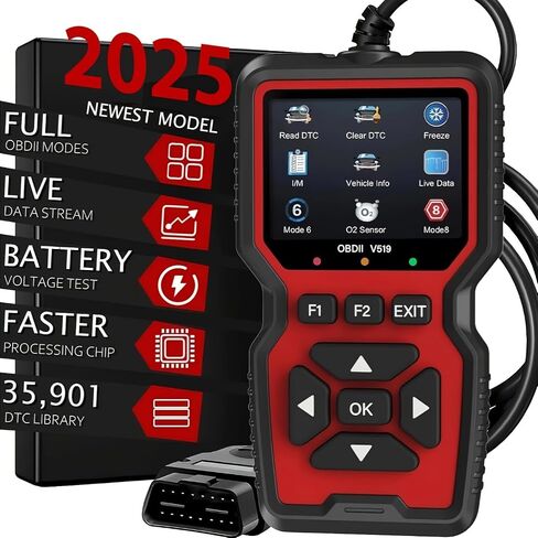 OBD2 Scanner Diagnostic Tool, Check Engine Code Reader OBD2 Scanner with Reset, Mode 6, Mode 8 & I/M Readiness, Auto Check Engine Light Car Diagnostic Scan Tool for All OBDII Car Since 1996 in Saudi Arabia