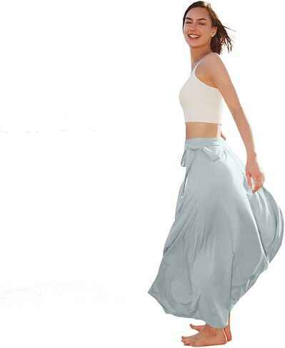 Cooling UV Sun Protection Skirt Swimsuit Cover Up Convertible Wrap Boho Summer Beach Shawl Travel Swimming Outdoor UPF50+ in Saudi Arabia