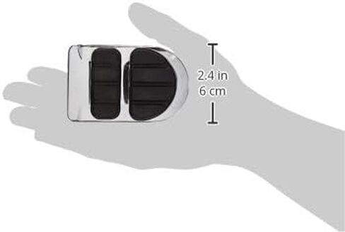 Kuryakyn 4025 Motorcycle Foot Control: ISO Brake Pedal Pad for 1998-2005 Honda Gold Wing & Valkyrie Motorcycles, Chrome in Saudi Arabia