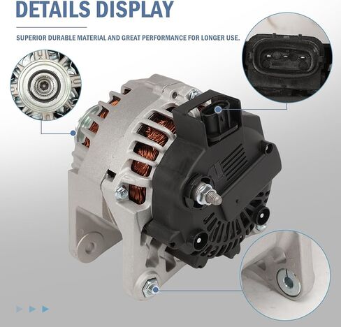 ملاءمة المولد لـ Sentra 2013-2019 1.8L ، 12V 110A 6-GROOVE CLUCT PLUCHERESSE ، استبدل 23100-3SH2B ، 231003SH2B ، 2611855B ، FG12T039 in Saudi Arabia