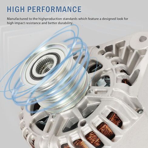ملاءمة المولد لـ Sentra 2013-2019 1.8L ، 12V 110A 6-GROOVE CLUCT PLUCHERESSE ، استبدل 23100-3SH2B ، 231003SH2B ، 2611855B ، FG12T039 in Saudi Arabia