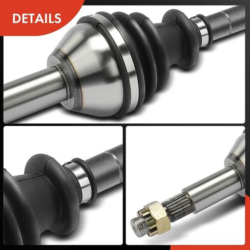 A-Premium Pair (2) Front CV Axle Shaft Assembly Compatible with Cub Cadet 4x4 2006-2007, Volunteer 2008-2020, Driver and Passenger Side, Replace# 611-04071A, 911-04071A in Saudi Arabia