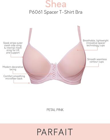 PARFAIT Shea P6061 Women's Spacer T-Shirt Full Busted Bra in Saudi Arabia