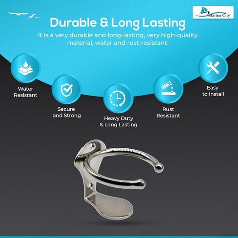 MARINE CITY 304 Grade Stainless Steel Universal Boat Ring Drink Cup Holder – Water Drink Beverage Bottle Stand Holder for Marines – Boats – Yachts – Trucks (Pack of 2) in Saudi Arabia