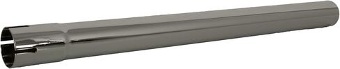 Exhaust Stack Pipe Compatible With UNIVERSAL - 1-7/8" x 24", Straight Chrome in Saudi Arabia