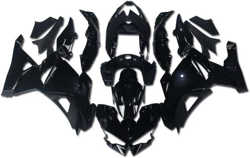 MC Glossy Black Fairing Fit for Kawasaki 2024 Ninja 500 Injection Mold ABS Plastics New Bodywork M7 in Saudi Arabia