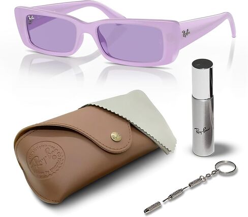 Ray-Ban RB4425 Teru Bio-Based Rectangle Shape Sunglasses for Men and Women- Timeless Classic Sun Glasses with Modern Elegance - Premium UV Protection & Classic Lenses - Designer Men & Women Sunglasses in Saudi Arabia