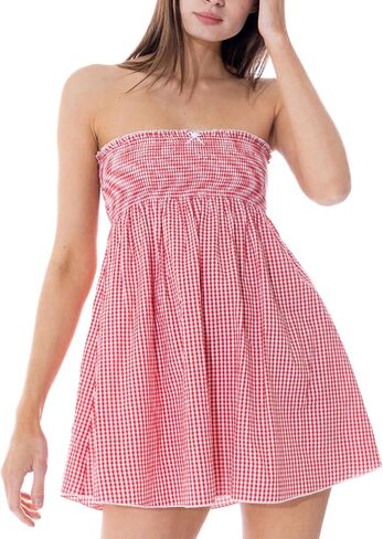 SOLILOQUY Women Spaghetti Strap Nightgown Victorian Princess Style Low Cut Backless Mini Dress Retro Vintage Short Dress in Kuwait