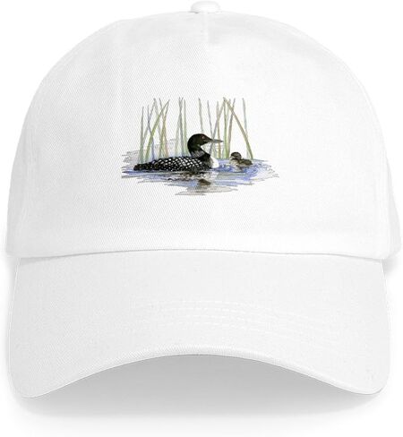 CafePress Loon and Baby Adjustable Baseball Cap in Saudi Arabia