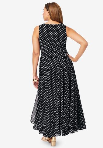 Jessica London Women's Plus Size Georgette Flyaway Maxi Dress in Saudi Arabia