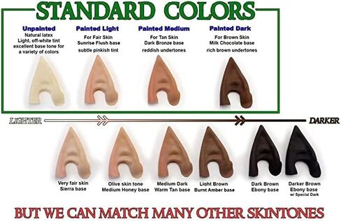 Costumes Large MANGA Anime Elf Ear - Ear Tips in Saudi Arabia