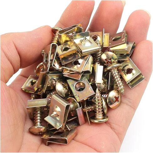 تغطية محرك غسالة الغسالة على شكل حرف U أجزاء تلقائية مناسبة لـ M5 (1Set 20pcs) in Saudi Arabia