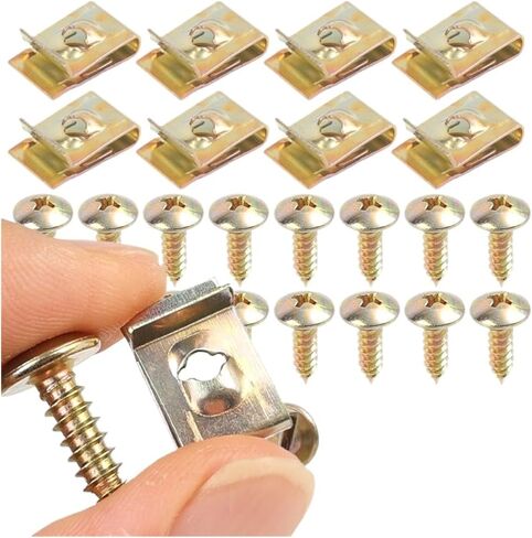 السيارة المسمار المسمار غسالة محرك على شكل حرف U أجزاء السيارات مناسبة ل M5 (40pcs) in Saudi Arabia