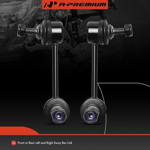 A-Premium 2 × روابط شريط التأثير الأمامي أو الخلفي روابط مثبت ، متوافقة مع MAZDA MX-5 MIATA 2006-2014 ، CX-7 CX7 2007-2012 ، RX-8 RX8 2004-2011 & FORD Probe 1993-1997 in Saudi Arabia