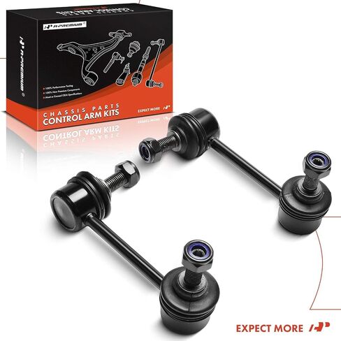A-Premium 2 × روابط شريط التأثير الأمامي أو الخلفي روابط مثبت ، متوافقة مع MAZDA MX-5 MIATA 2006-2014 ، CX-7 CX7 2007-2012 ، RX-8 RX8 2004-2011 & FORD Probe 1993-1997 in Saudi Arabia
