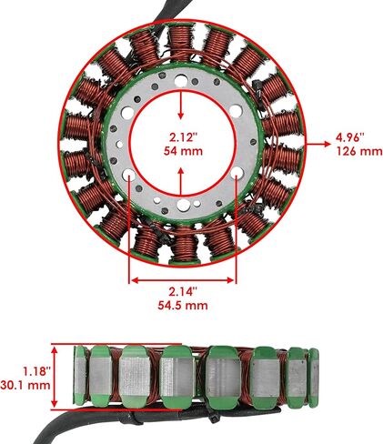 Caltric Stator و Gasket متوافق مع Polaris Sportsman 450 2016 2017 2018 in Saudi Arabia