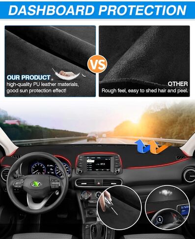 Cartist Dash Cover Compatible with Ford Ranger 2024 2025 Dashboard Cover Mat for Ford Ranger Accessories Non-Slip Carpet Sunshield Glare UV Rays Protector in Saudi Arabia