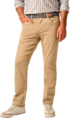 Johnnie-O Carmel Sateen 5-Pocket Pant Khaki / 36/32 in Saudi Arabia