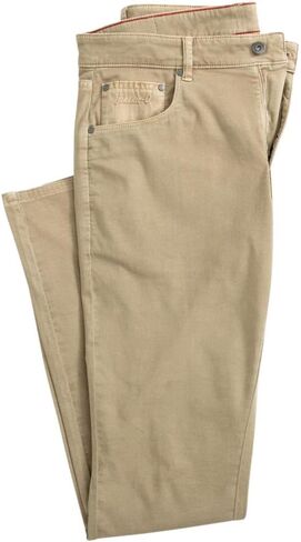 Johnnie-O Carmel Sateen 5-Pocket Pant Khaki / 36/32 in Saudi Arabia