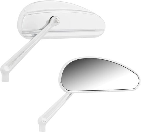 Arlen Ness 510-027 Downdraft Mirror - Chrome in Saudi Arabia