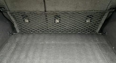 Trunk Behind Seats Organizer Cargo Net for Volvo XC60 2010-2025-شبكة شحن على طراز ANVELOPE لشاحنة سيارات الدفع الرباعي-تخزين مركبة مركبة منظمات السيارة المتوسطة المتميزة-متوافقة مع XC60 in Kuwait