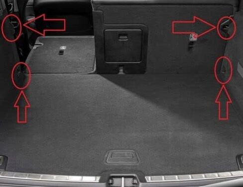 Trunk Behind Seats Organizer Cargo Net for Volvo XC60 2010-2025-شبكة شحن على طراز ANVELOPE لشاحنة سيارات الدفع الرباعي-تخزين مركبة مركبة منظمات السيارة المتوسطة المتميزة-متوافقة مع XC60 in Kuwait