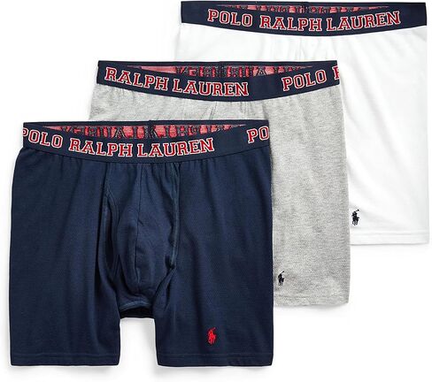 Polo Ralph Lauren 3-Pack Boxer Brief Andover Heather MD in Kuwait
