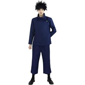 DAZCOS Megumi Cosplay Costume Men's US Size High-Collar Jacket Pants