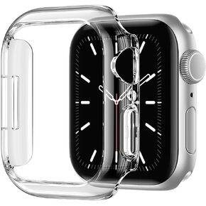 Case [NO Screen Protector] Compatible with Apple Watch 41mm 45mm,Soft TPU Case,for IWatch Series 8/7/6/5/4/SE，41mm, Clear