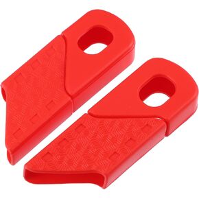 X AUTOHAUX 1 Pair Silicone Bicycle Cycling Crank Boot Protectors Mountain Bike Gel Sleeve Crank Arm Cover Protection