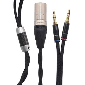 KK Cable HH-V HiFi Compatible Audio Upgrade Cable Replacement for T1 II, T5, Headphones, 4-pin XLR Male Plug. Audio Upgrade Cable. HH-V (1.5M(4.9FT))