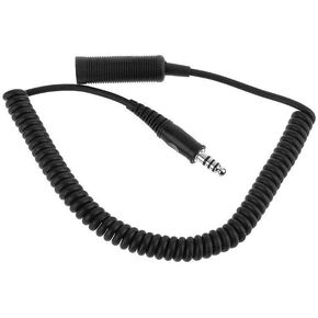 U-174/U Helicopter Plug Extension Cable Compatible with Comtac Headset