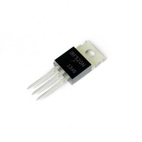 New 8Pcs for IRF520N IRF520A IRF520NPBF IRF520PBF 100V 9.7A TO-220 N-Channel Power Mosfet Transistor IRF520