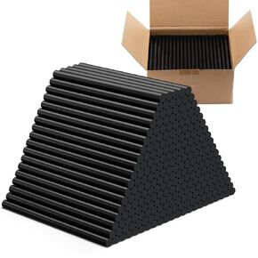 240 Pack Hot Glue Sticks Black Hot Melt Adhesive Glue Sticks for All Temp Glue Guns 8" Long x 0.43" Dia Multipurpose for Kids Adults DIY Art Craft Sealing Repairing Festival Decoration 11.5lb