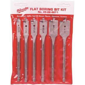 Milwaukee 49-22-0071 Spade Wood Boring Bit Set