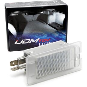 iJDMTOY Xenon White LED Trunk Cargo Light Compatible With Hyundai Accent Elantra Genesis Coupe Sonata, Kia Optima Forte Rio K900 etc., OEM Replacement (Powered by 18 Pieces of SMD LED Lights)