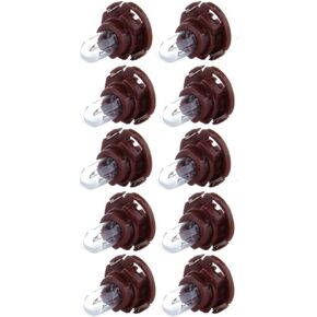 cciyu 10 Pack Warm White T5/T4.7 Neo Wedge Halogen Instrument Dash A/C Bulbs 12V