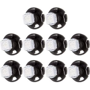cciyu 10 Pack White T5/T4.7 T1.25 Neo Wedge LED Bulbs w/Base Replacement fit for A/C Light