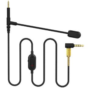 QC35 Microphone Compatible with Bose QC35 QC35II QC45 NC700 Gaming Headphones Boom Gaming Microphone Cable with Volume Control and Mute 6ft