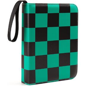Anime Green 4 Pocket Trading Card Binders for 400 Cards