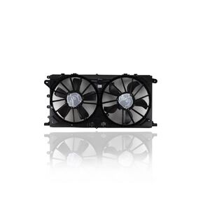 Dual Radiator and Condenser Fan Assembly - Compatible/Replacement for '18-20 Ford F-150 2.7/3.5/5.0 Liter Turbo, 18-20 Lincoln Expedition/Navigator Heavy Duty - with Brushless Motor - HL3Z8C607D