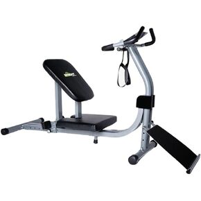 Stretching Machine Limber Pro (with Patented Adjustable slide and Lock Seat, Calf Stretch Station and removable media shelf) Great for for stretching to increase flexibility and decrease back pain.